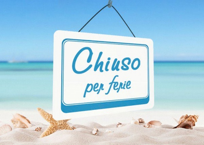 CHIUSURA PER FERIE 2023