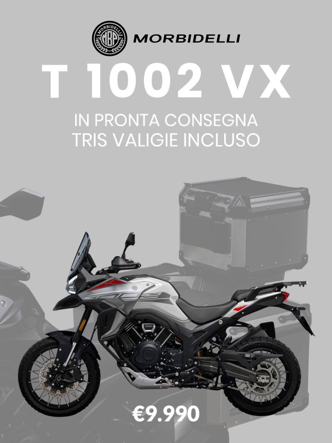 MORBIDELLI T 1002 VX - TRIS VALIGIE INCLUSO!